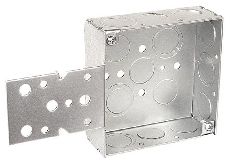Southwire 52151-B-UPC Bracketed Box, 11-Knockout, Steel, Metallic