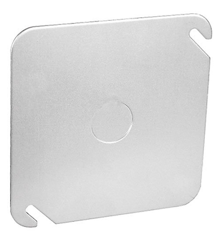 Southwire 52C6-UPC Blank Cover, 0.06 in L, 4 in W, Square, Steel, Galvanized