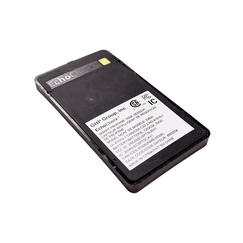 GHP Group EchoCheck 52691-6 Smart Propane Tank Sensor, Plastic, Black