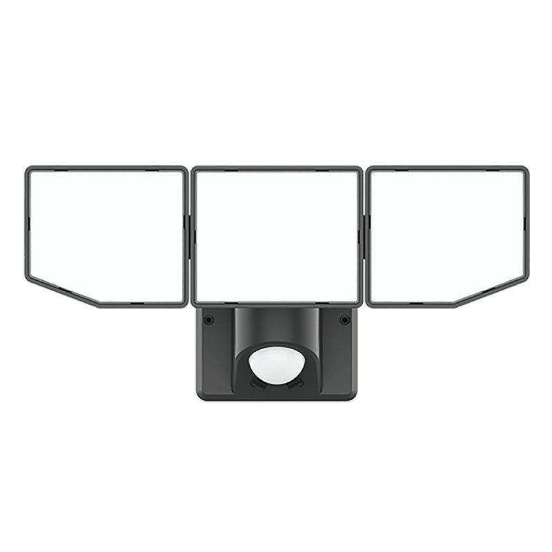 BELL LINK CL-SLM4KACBZ-3H 3-Head Security Light, 120 V, 35 W, LED Lamp, Daylight/Warm White, 4000 Lumens, Bronze Fixture