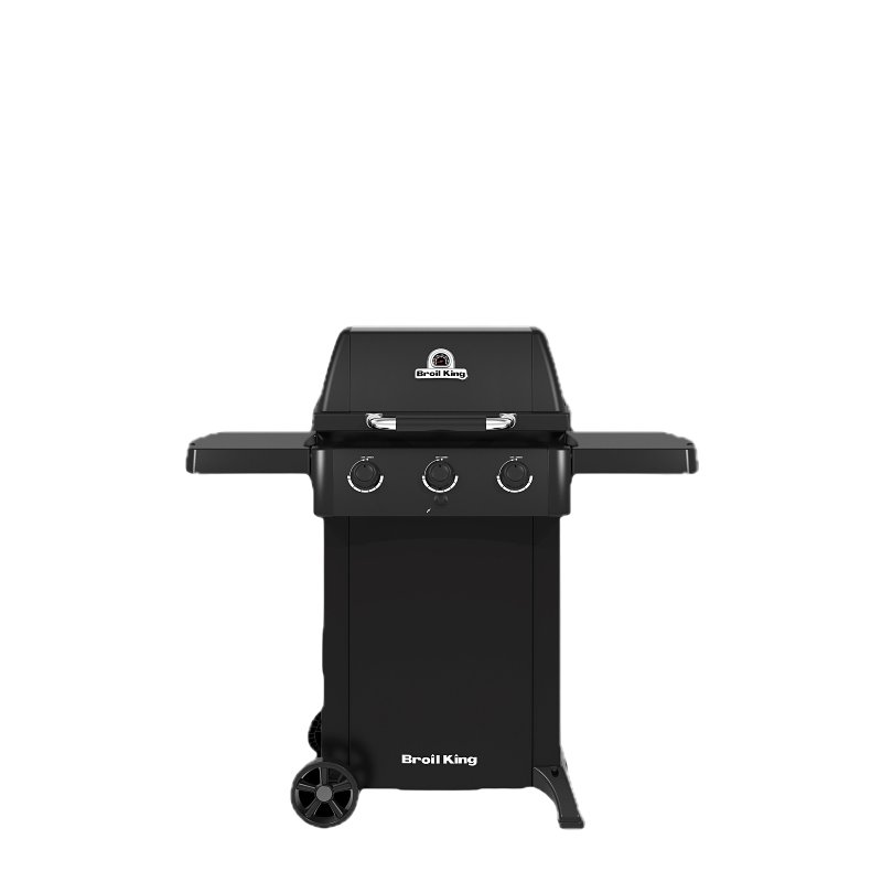 Broil King Gem 310 Series 814154 Gas Grill, 24,000 Btu, Liquid Propane, 3-Burner, 300 sq-in Primary Cooking Surface