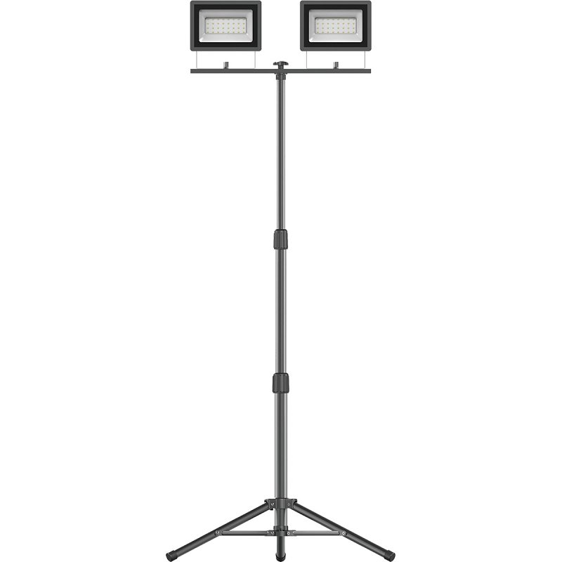 BELL LINK CL-TWL10K Work Light with Tripod, 120 V, 80 W, 2-Lamp, LED Lamp, 10,000 Lumens