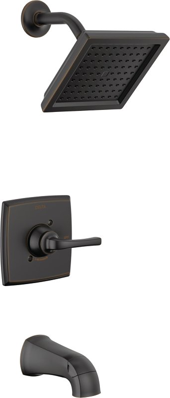 Delta Monitor Geist Series 144864-OB Tub and Shower Faucet, 1-Function Showerhead, 1.75 gpm Showerhead, 1-Spray Setting