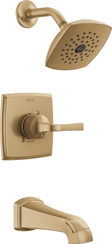 Delta Monitor 14, Knoxville Series 144854-CZ Tub and Shower Faucet, Single Function Showerhead, 1.75 gpm Showerhead