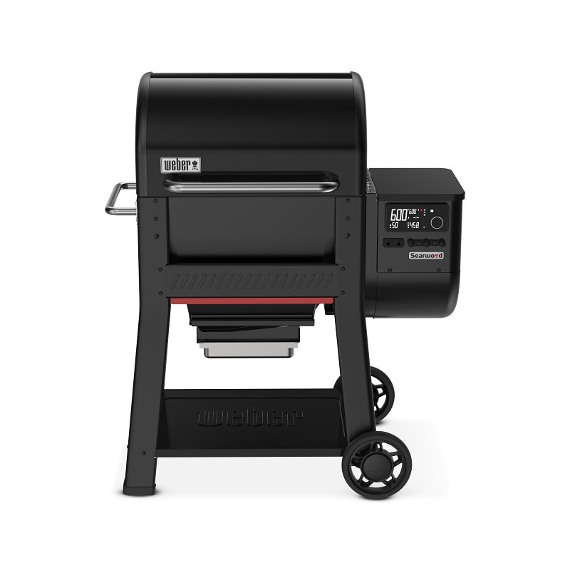 Weber SEARWOOD 1500120 Pellet Grill, 648 sq-in Primary Cooking Surface, Side Shelf Included: Yes, Black