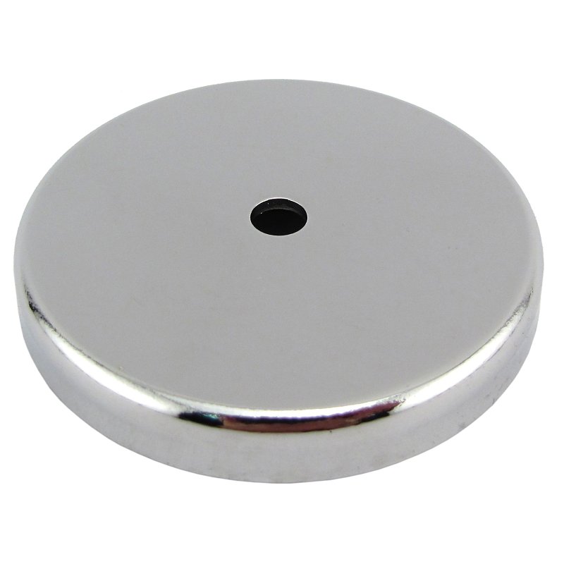 Magnet Source 07222 Round Base Magnet, Ceramic, 1 in ID x 2.618 in OD Dia, 3/8 in H