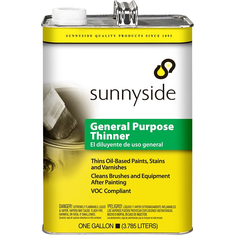 Sunnyside 476G1 Paint Thinner, Liquid, Pungent, Clear, 1 gal