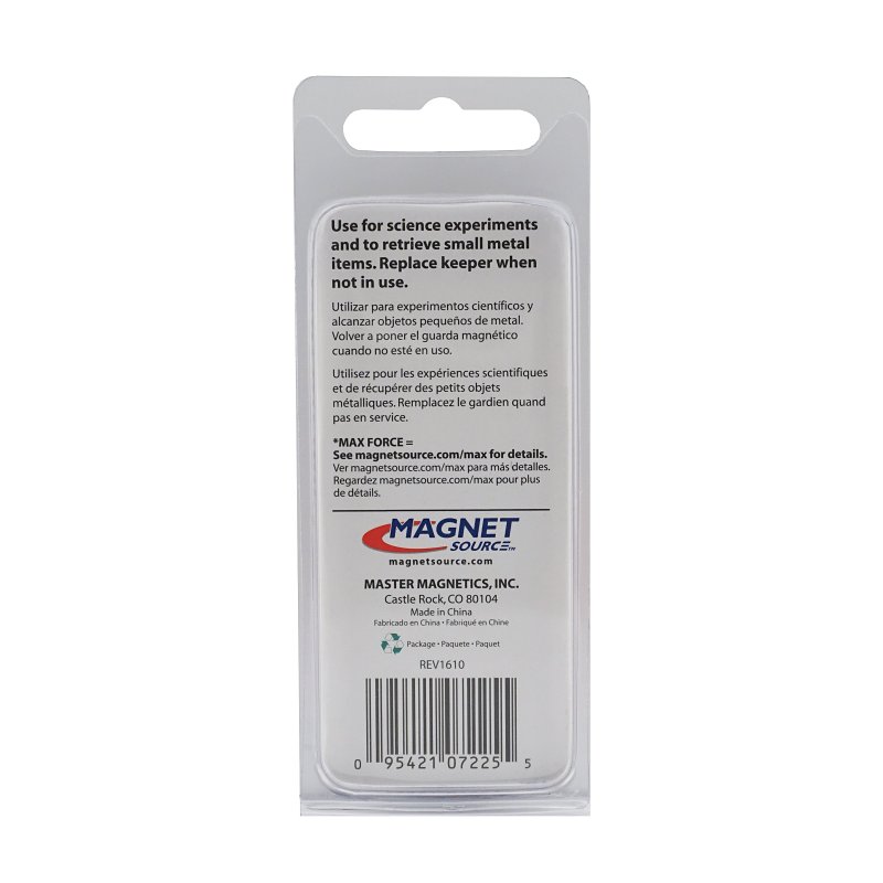 Magnet Source 07225 Horseshoe Magnet, Red