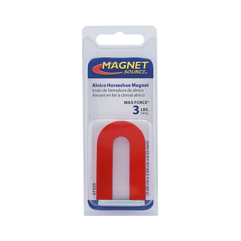 Magnet Source 07225 Horseshoe Magnet, Red