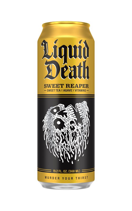 Liquid Death 1700022 Iced Tea, Sweet Reaper, 19.2 oz