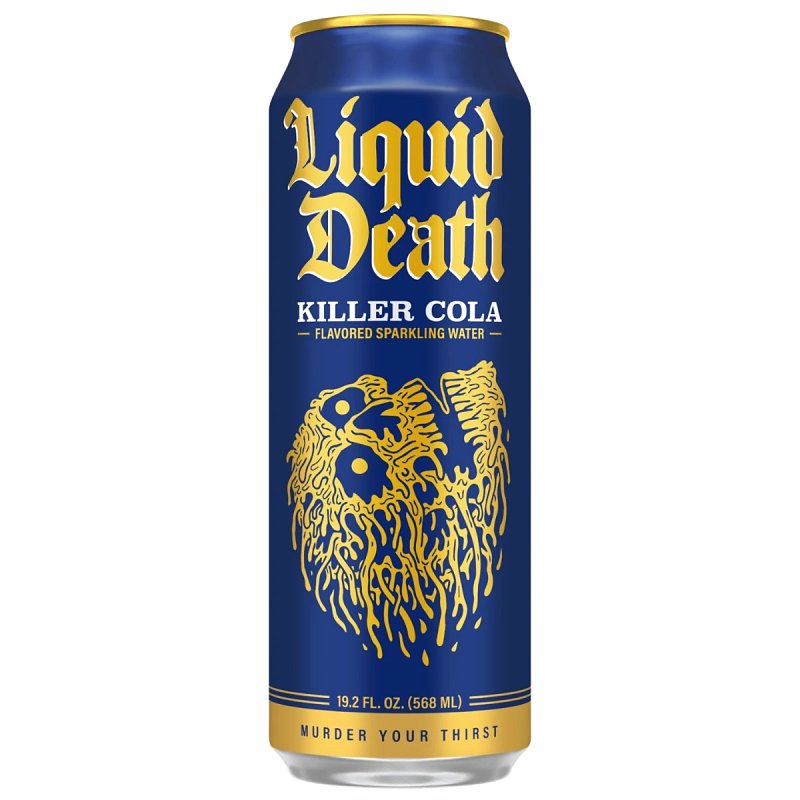 Liquid Death 1700220 Sparkling Water, Killer Cola, 19.2 oz