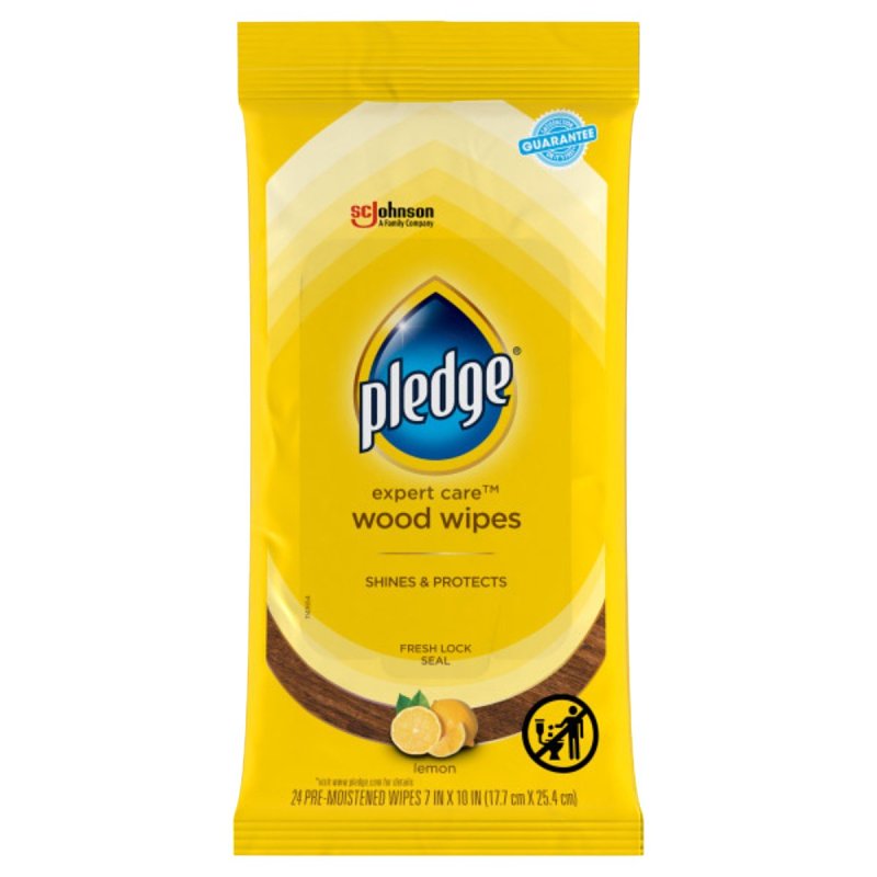 Pledge 72807 Furniture Wipe, White, Liquid, Lemon, Pleasant