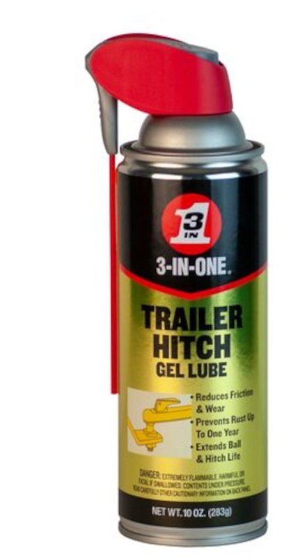 3-In-One 120107 Trailer Hitch Lubricant, 10 oz, Aerosol Can, Gel