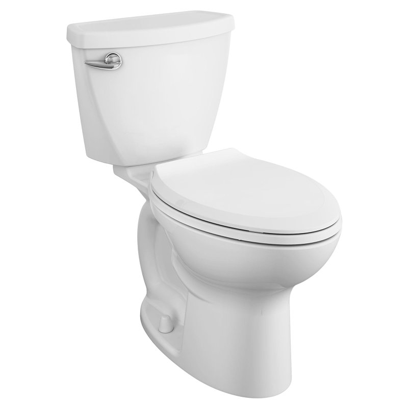 American Standard CADET 3 3378AB128ST020 Rough-In Toilet with Seat, Elongated Bowl, 1.28 gpf Flush, 10 in Rough-In
