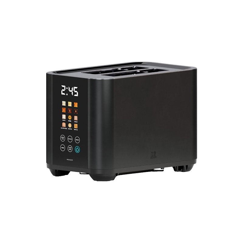 Peugeot Limoges Black Smart 2‑Slice Toaster – 1000 W Touchscreen Control