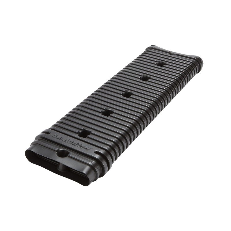 Amerimax 4622HPC Downspout Extension, 24 in L Extended, Vinyl, Black
