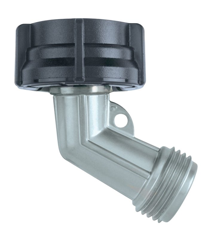 Gilmour 801604-1001 Hose Connector, Die-Cast Zinc, Nickel, For: Garden Hose