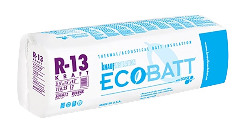 Knauf Insulation B06VAK Building Insulation, 93 in L, 15 in W, Fiberglass