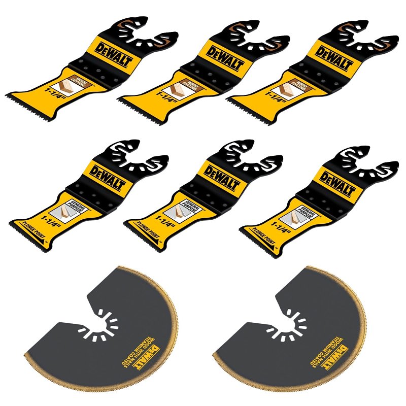 DEWALT DWA428SET Oscillating Blade Set, Bi-Metal