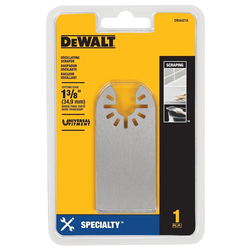 DEWALT DWA4218 Scraping Blade, 1-7/16 in, Steel