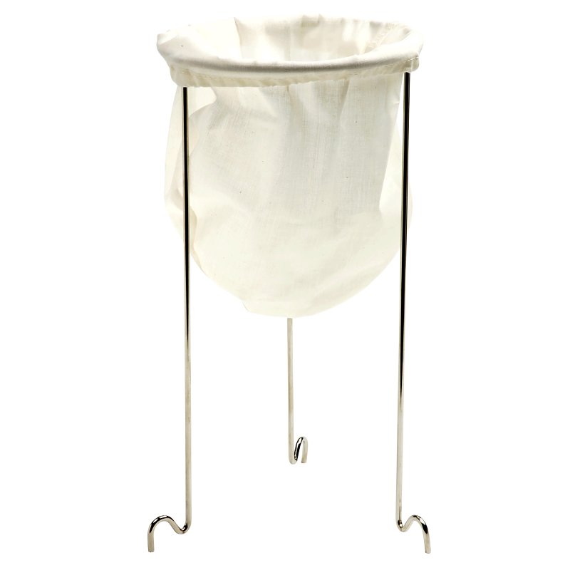 Norpro 614 Jelly Strainer with Reusable Bag, Cotton/Steel, 6-1/2 in Dia
