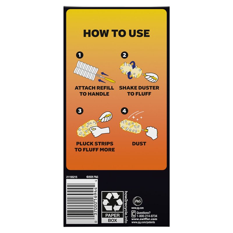 Swiffer 216209 Duster Refill, Microfiber Cloth Head