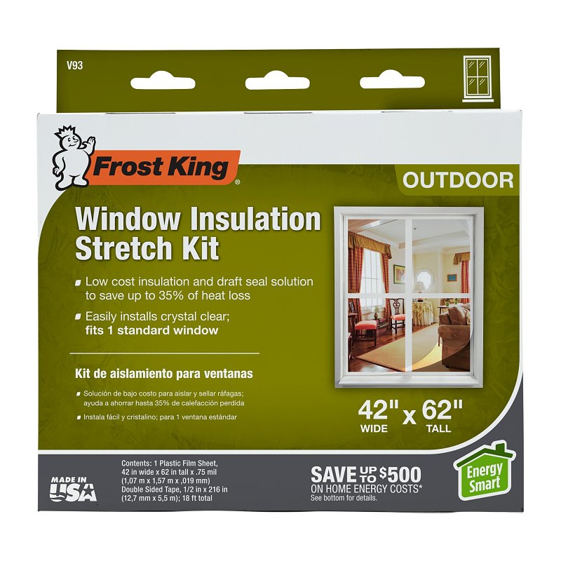 Frost King V96H Insulation Kit, 84 in W, 110 in L