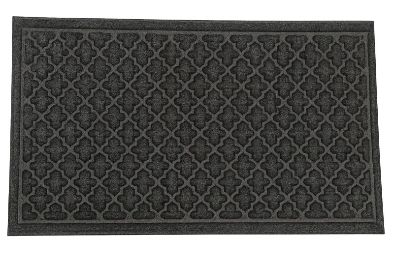 Toccoa Mats SB1001062 Door Mat, 36 in L, 24 in W, Rubber, Charcoal