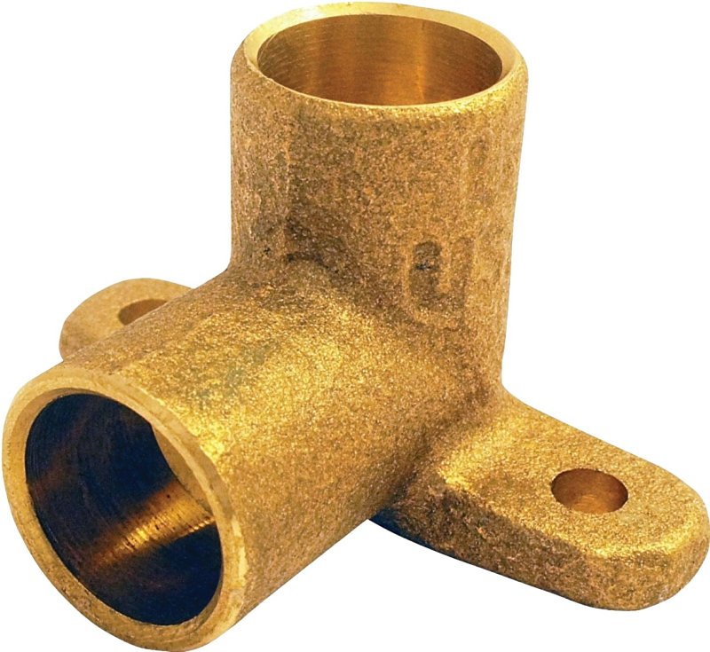 Nibco C7075-LF Series BF0250L Forged Drop Elbow, 3/4 in, Sweat, 90 deg Angle, Bronze, 466 psi Pressure
