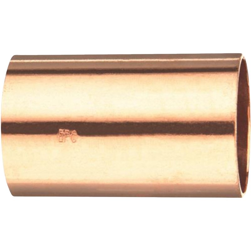 Nibco U601 Series W00990T Pipe Coupling without Stop, 1-1/2 in, Sweat, Copper, 408 psi Pressure