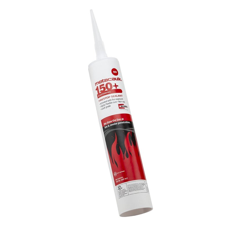 Metacaulk MC 150+ Series 66383 Firestop Sealant, Red, 40 to 120 deg F, 30 oz Cartridge