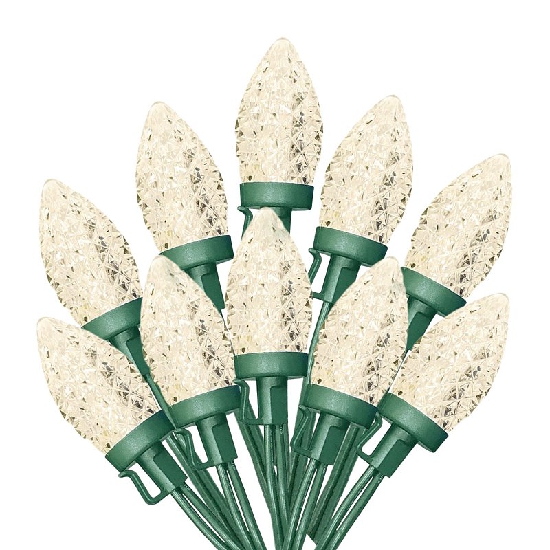 Santas Forest V47745-33 Light Spool, 120 V, 70-Lamp, White, 20,000 hr Average Life, 35-1/2 ft L