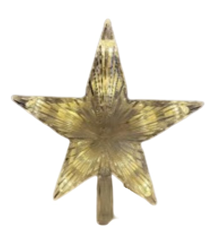 Santas Forest 57016 Tree Topper, 8.66 in H, Star, Warm White
