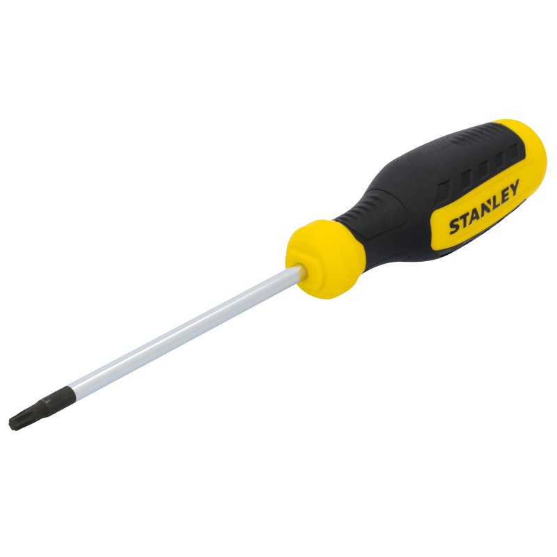 STANLEY STHT60816 Screwdriver, T20 Drive, Torx Drive, 10.1 in OAL, 4 in L Shank, Comfort Grip Handle
