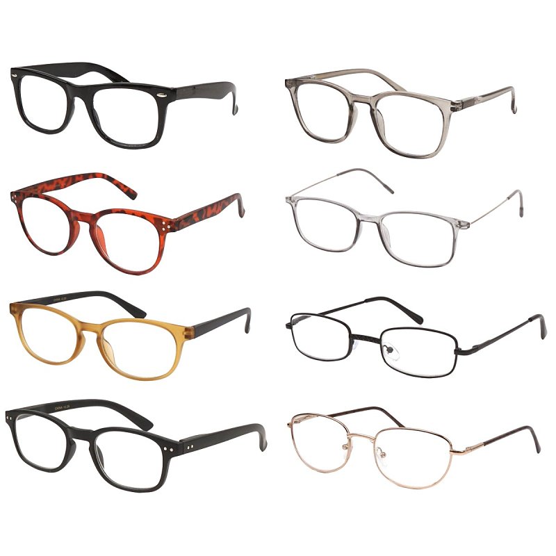 Diamond Visions 11-4055 Reading Glasses, Men's, Unisex, Women's, Metal/Plastic Frame, Assorted Frame