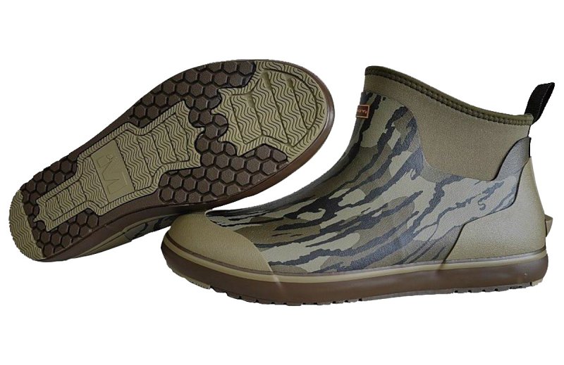 Muddy DV8 Series DCKBT-MOB-12D Deck Boots, 12, D W, Mossy Oak Bottomland, Neoprene Upper