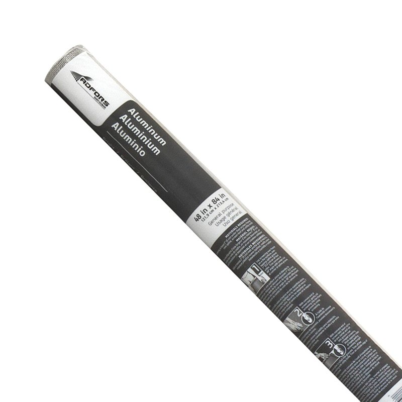 Adfors 10107 Screen Wire, 7 ft L, 48 in W, Aluminum, Bright