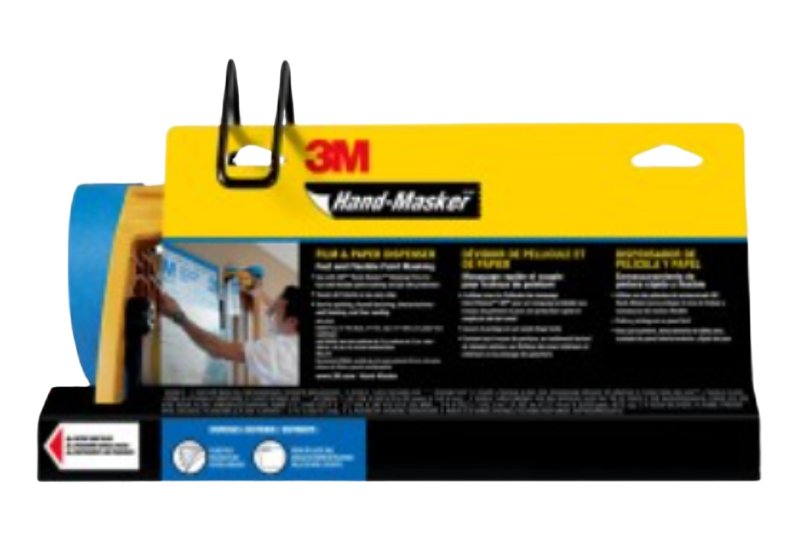 3M Hand-Masker M3000PAK Pre-Loaded Dispenser, 2 in Max Tape W