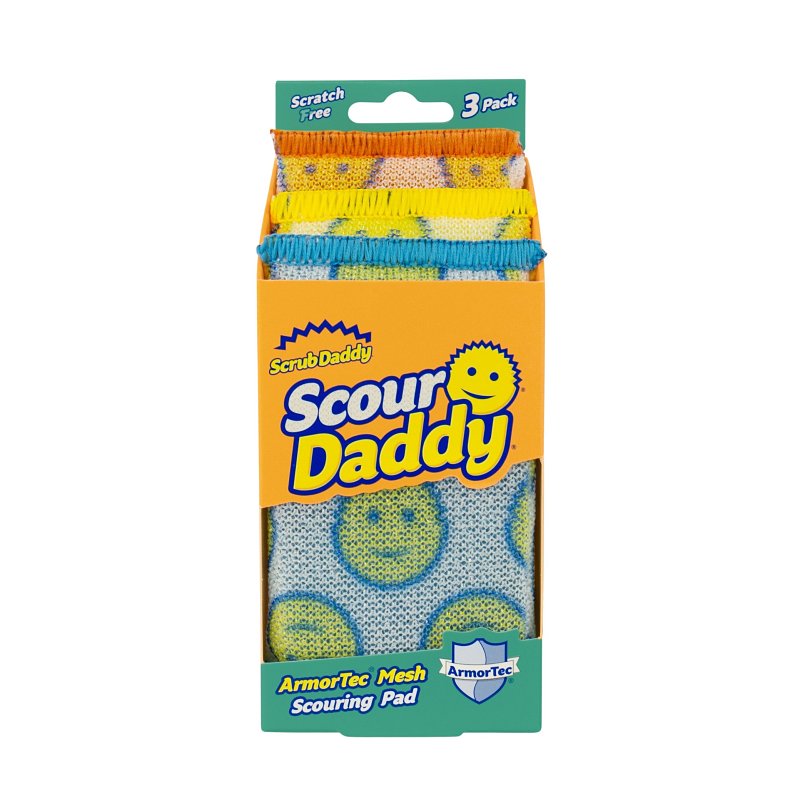 Scrub Daddy FG6009903001EA0EN01 Scour Daddy, ArmorTec Mesh Abrasive, Assorted