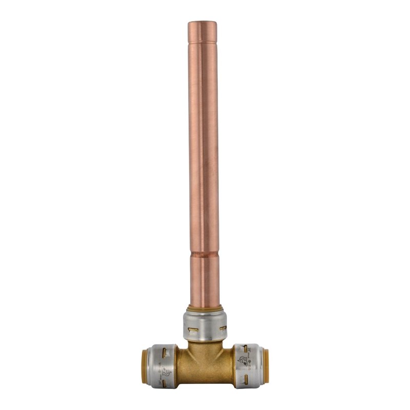 SharkBite Max UR22632 Hammer Arrester, 3/4 in Connection, Push-to-Connect, 200 psi Pressure, DZR Brass