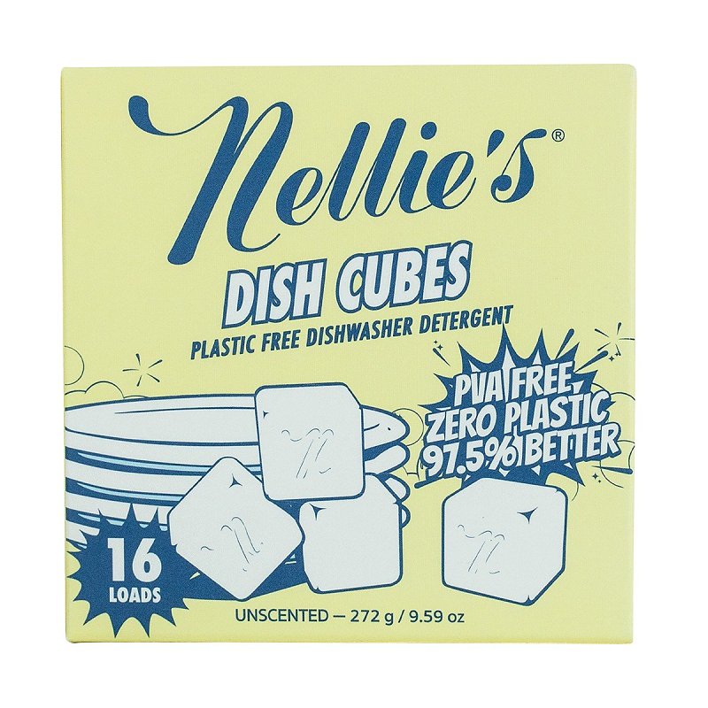 Nellie's NADC-16 Dishwasher Detergent, 16 Count, Cube