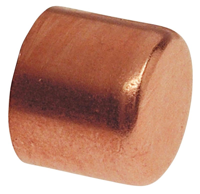Nibco 617 Series W01875T Tube Cap, 1-1/2 in, Sweat, Copper