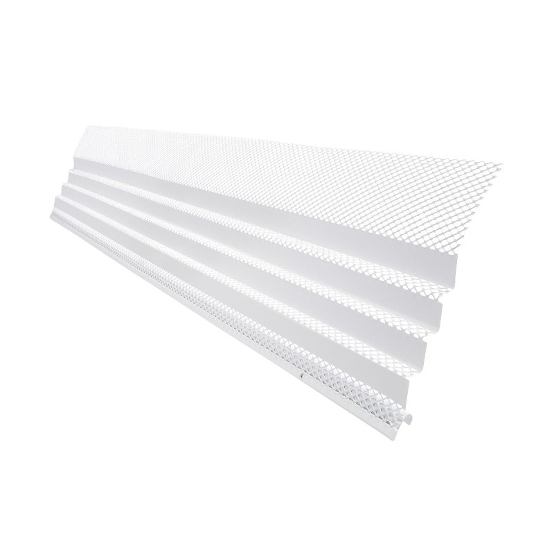 Gutter Guard Mtl Mesh Wht 36In