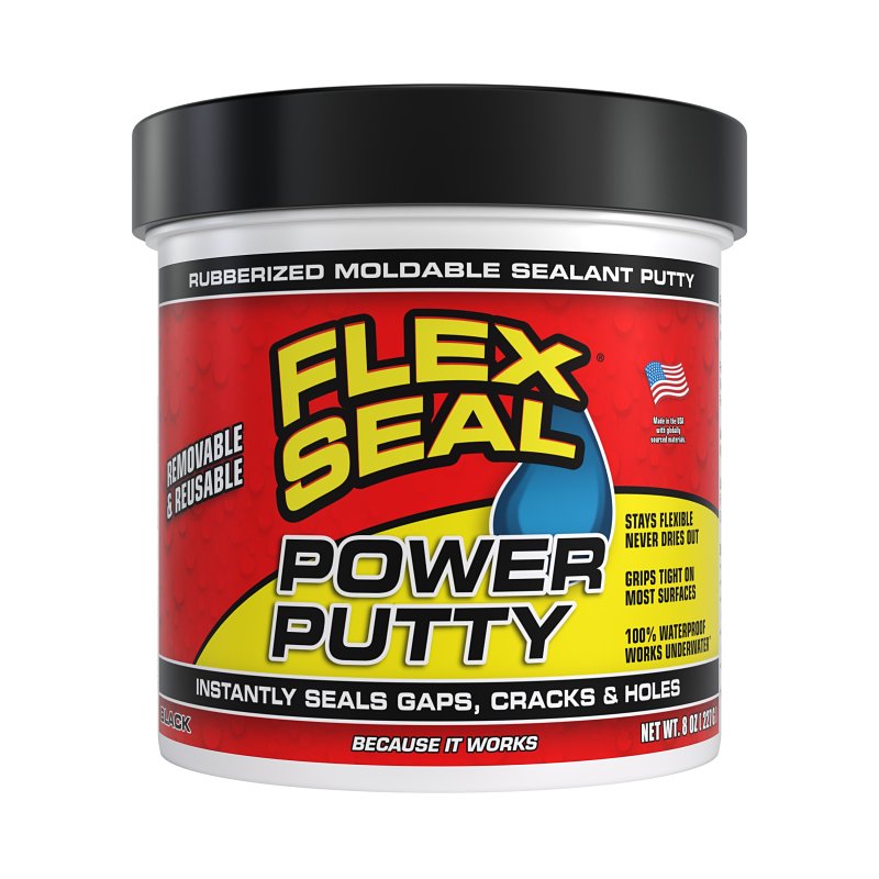 Power Putty Black – 0.5 lb Twin 24‑in Tubes for Fast Repairs
