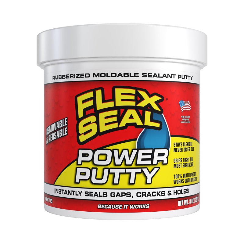 White Power Putty – 0.5 lb Dual 24‑in Sticks for Rapid Wall Repair