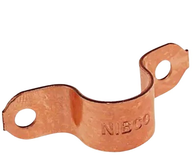 Elkhart Products 83006 Tube Strap, 1 in Opening, Copper