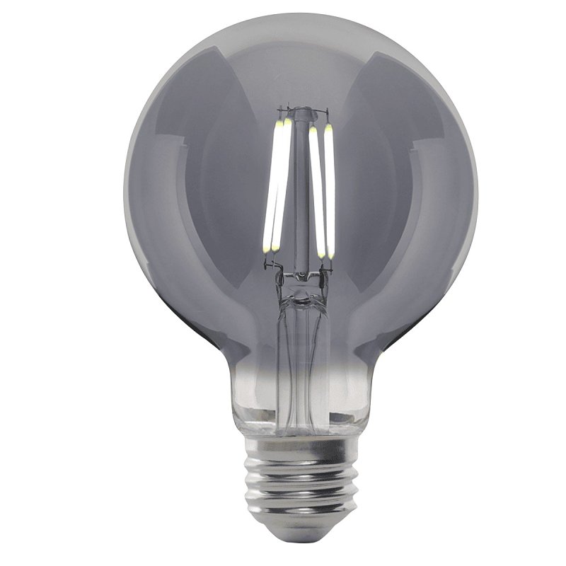 Feit Electric G25/SMK/VG/LED Filament LED Bulb, Globe, G25 Lamp, 25 W Equivalent, E26 Lamp Base, Dimmable, Smoke