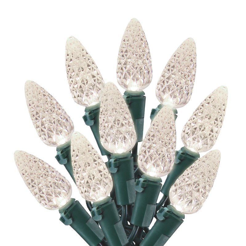 Santas Forest V40730-33 Light Spool, 120 V, 210-Lamp, White, 20,000 hr Average Life, 48 ft L