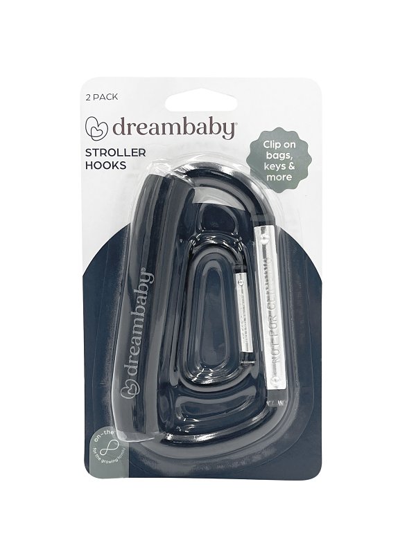 Dreambaby EZY-Fit Series L260 Stroller Hook, Jumbo, For: Strollers, Shopping Carts, Wheelchairs, Walkers or More