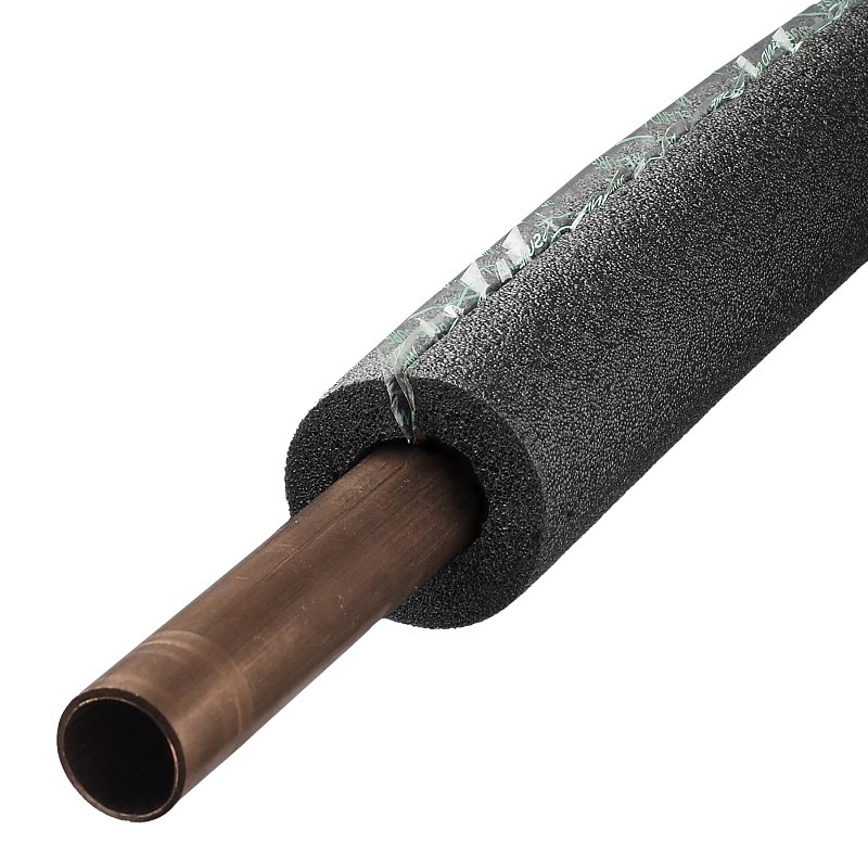 Frost King 5S13XB6 Tubular Pipe Insulation, 6 ft L, Polyethylene Foam, 1, 1-1/4 in Pipe